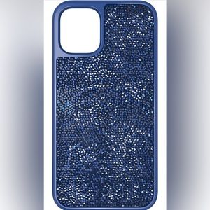 SWAROVSKI IPHONE 12 Blue Glam Rock Case 💙